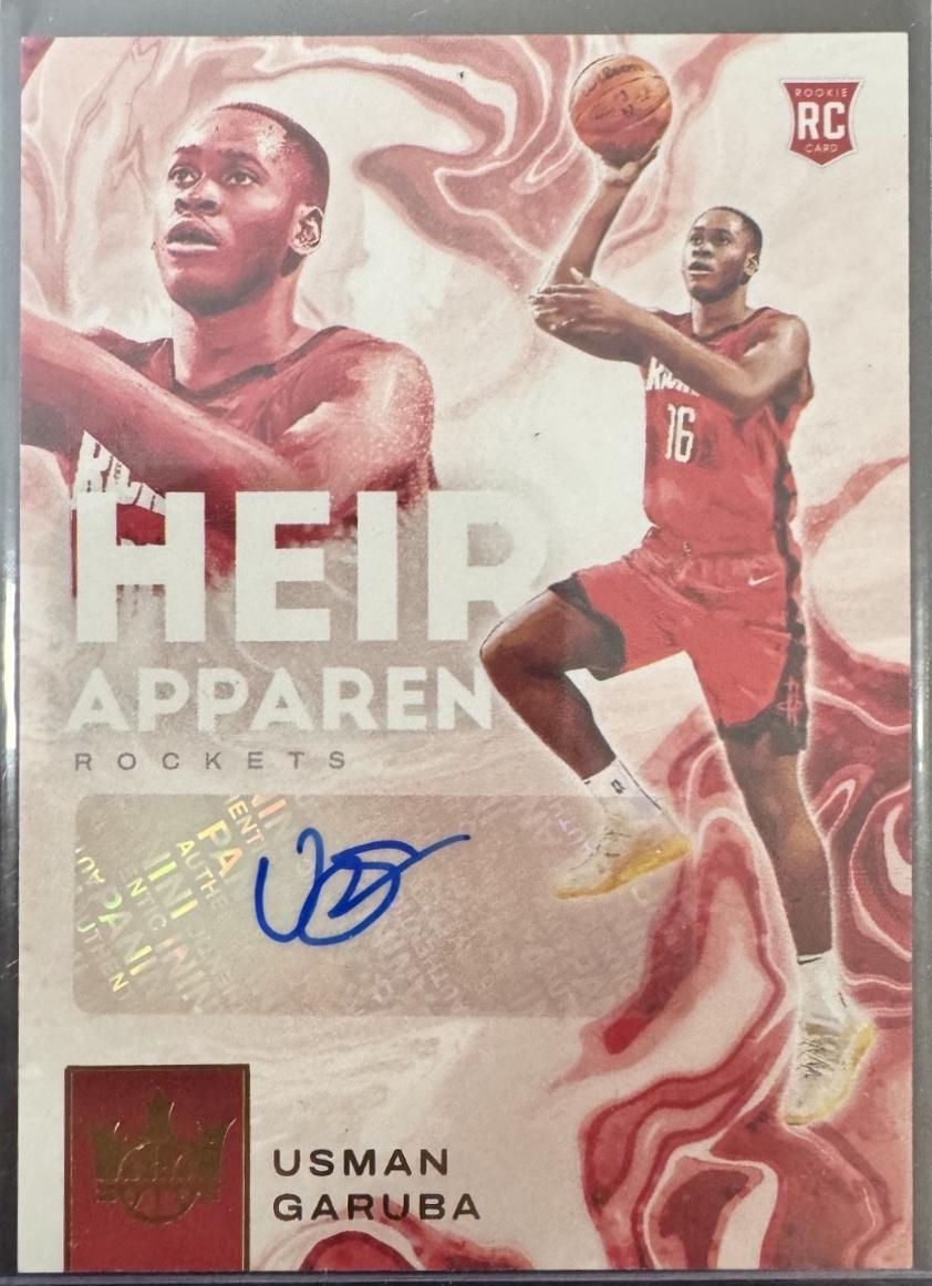 Usman Garuba #HA-UGR 2021 Panini Court Kings Heir Apparent Autographs Basketball