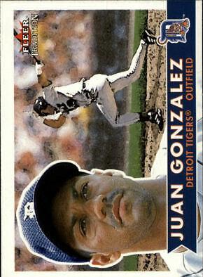Juan Gonzalez #50 Baseball Cards 2001 Fleer