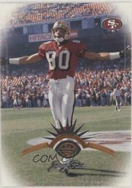 Jerry Rice #8 Football Cards 1997 Leaf