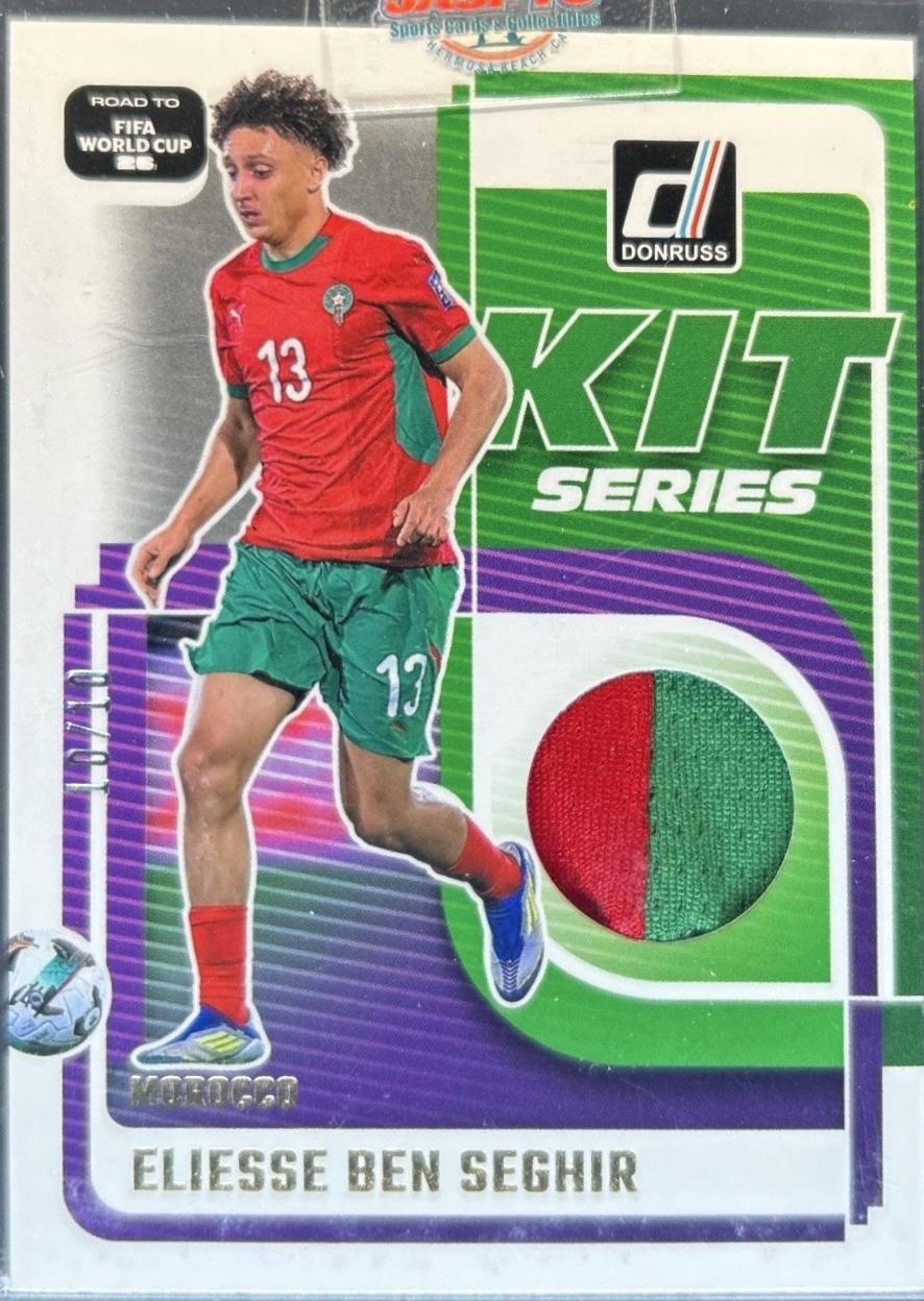 Eliesse Ben Seghir #KS-EBS 2025 Panini Donruss Road To FIFA Kit Series
