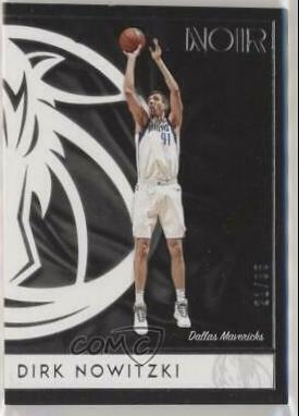 Dirk Nowitzki #42 Basketball Cards 2018 Panini Noir