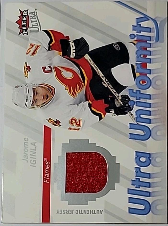 Jarome Iginla #U-IG Hockey Cards 2007 Ultra Uniformity