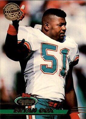 Bryan Cox #6 Football Cards 1993 Stadium Club Teams Super Bowl