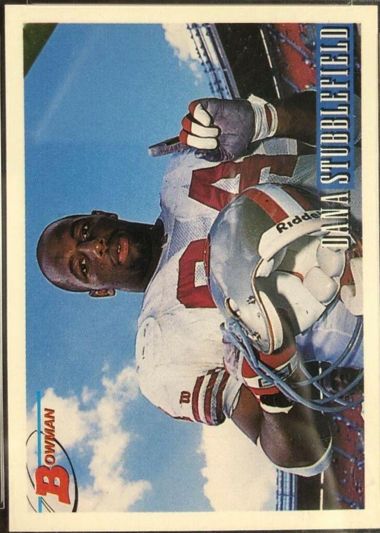 Dana Stubblefield #3 Football Cards 1993 Bowman