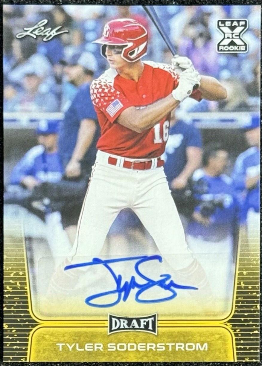 Tyler Soderstrom #BA-TS1 2020 Leaf Draft Autographs Baseball