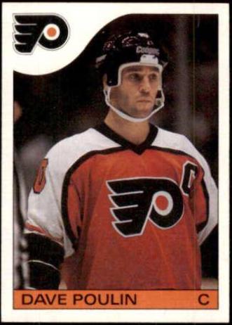 Dave Poulin #128 Hockey Cards 1985 Topps