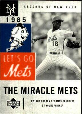 Dwight Gooden #87 Baseball Cards 2001 Upper Deck Legends of NY