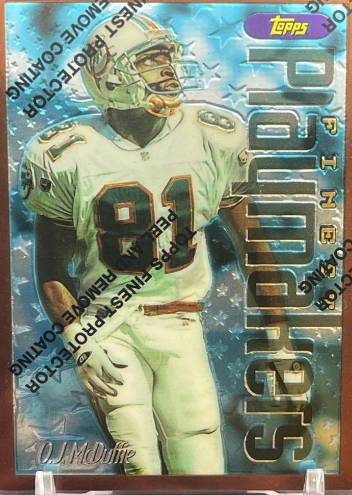 O.J. McDuffie #104 1996 Topps Finest Football