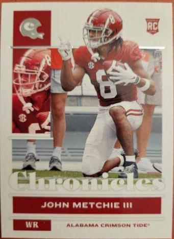 John Metchie III #17 Football Cards 2022 Panini Chronicles Draft Picks