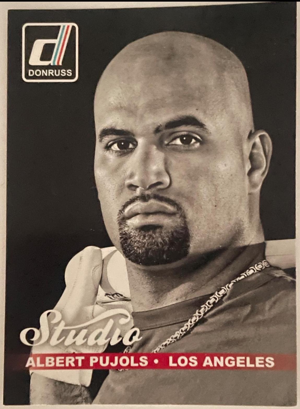 Albert Pujols #2 Baseball Cards 2014 Donruss Studio