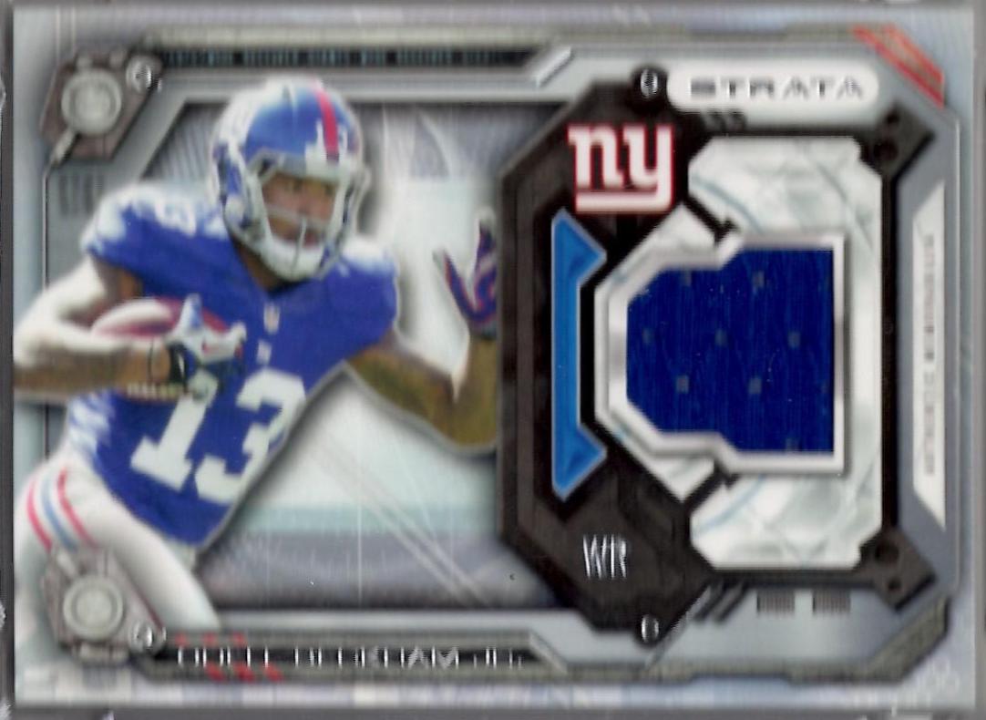 Odell Beckham, Jr #SR-OB Football Cards 2014 Topps Strata Relics