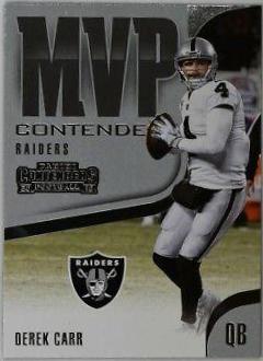Derek Carr Football Cards 2018 Panini Contenders MVP