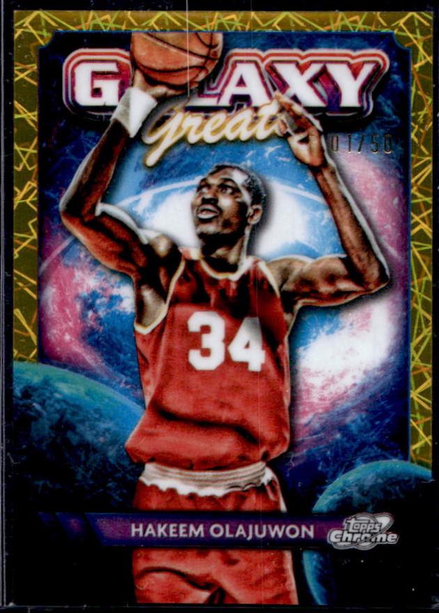Hakeem Olajuwon [Gold Interstellar Refractor] #GG-19