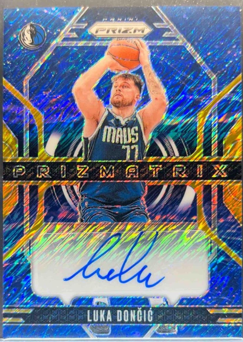 Luka Doncic [Gold Shimmer FOTL] #PMX-LKD Prices | 2024 Panini Prizm ...