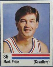Mark Price #85 Basketball Cards 1988 Panini Spanish Sticker