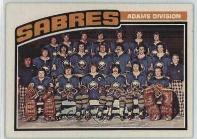 Sabres Team #134 Hockey Cards 1976 O-Pee-Chee