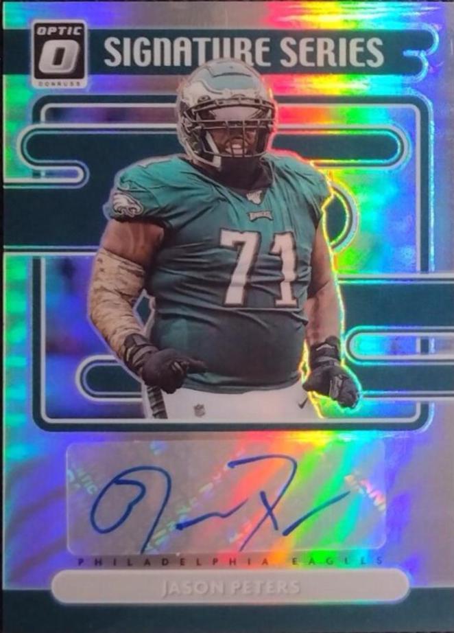 Jason Peters #SS-JP Football Cards 2021 Panini Donruss Optic Signature Series