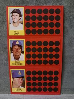 Fred Lynn, Tom Paciorek, Dan Meyer #5, 23, 40