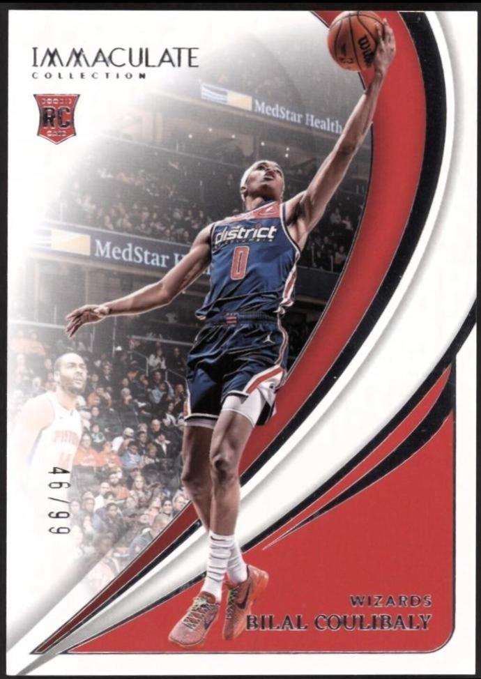 Bilal Coulibaly #87 Basketball Cards 2023 Panini Immaculate