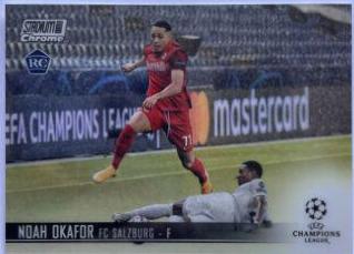 Noah Okafor #48 Soccer Cards 2020 Stadium Club Chrome UEFA Champions League