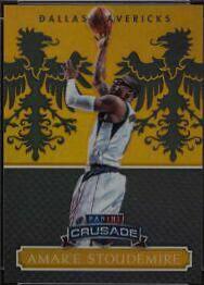 Amare Stoudemire Black 1/1 #49 Basketball Cards 2014 Panini Excalibur Crusade