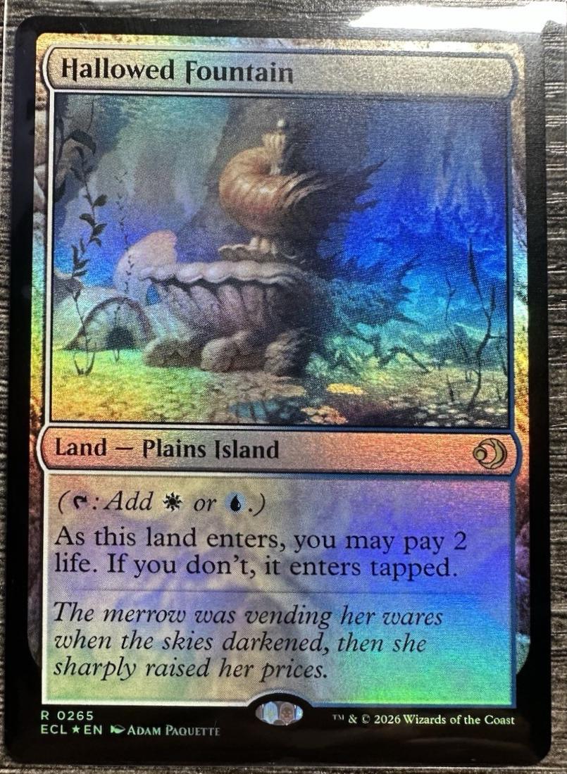 Hallowed Fountain [Foil] #265 Prices | Magic Lorwyn Eclipsed
