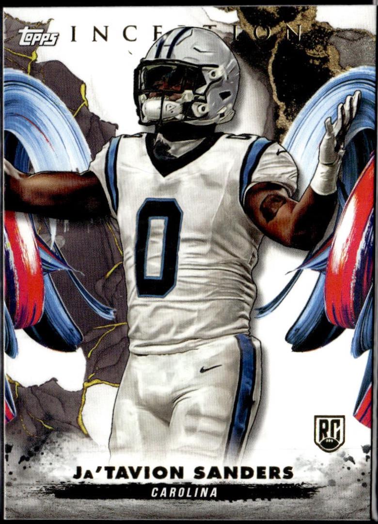 Ja'Tavion Sanders #167 Football Cards 2024 Topps Inception