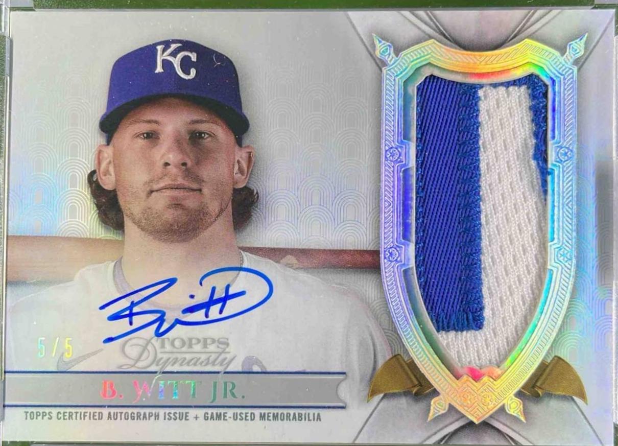Bobby Witt Jr. [Silver Autograph Patch] #DAP-BW8