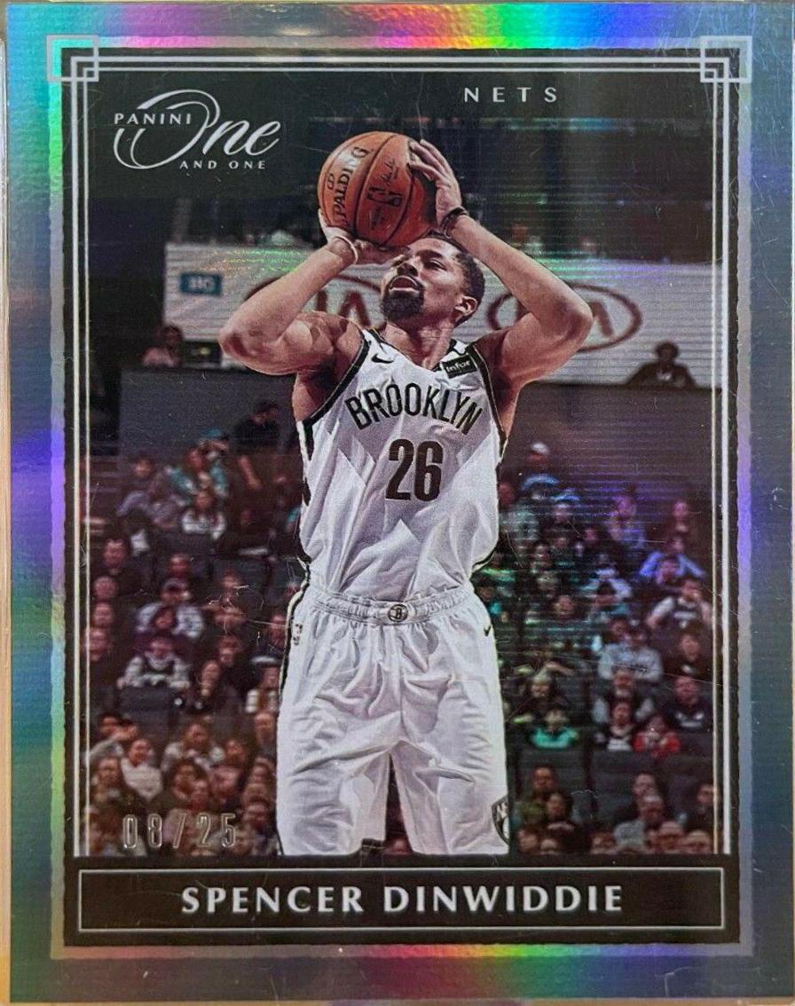 Spencer Dinwiddie #82 2019-20 Panini One and One Basketball