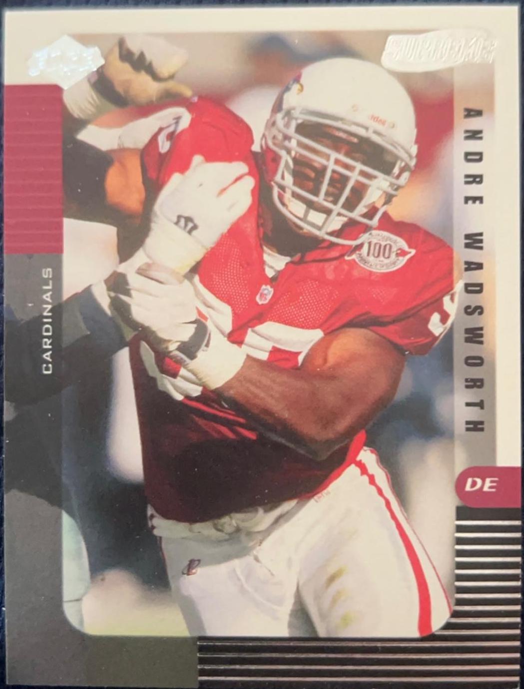 Andre Wadsworth #6 Football Cards 1999 Collector's Edge Supreme