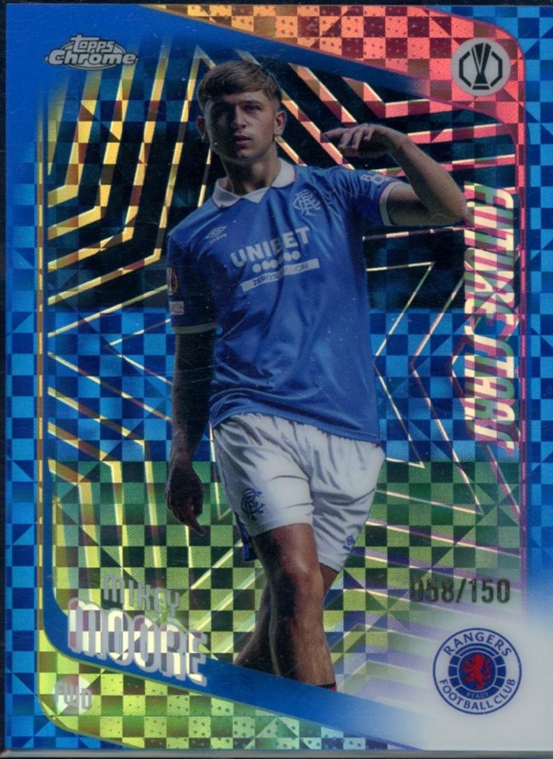 Mikey Moore [Blue X-Fractor] #56