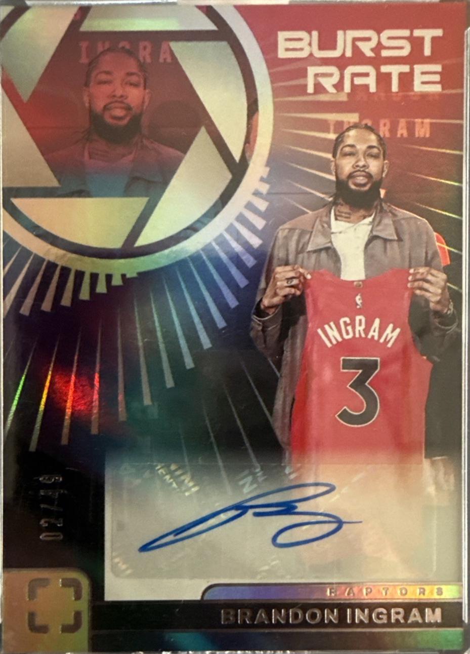 Brandon Ingram #8 2024 Panini Photogenic Burst Rate Signature Basketball