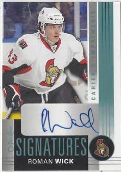 Roman Wick #OPC-RW Hockey Cards 2013 O-Pee-Chee Signatures