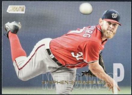 Stephen Strasburg #20 Baseball Cards 2018 Stadium Club