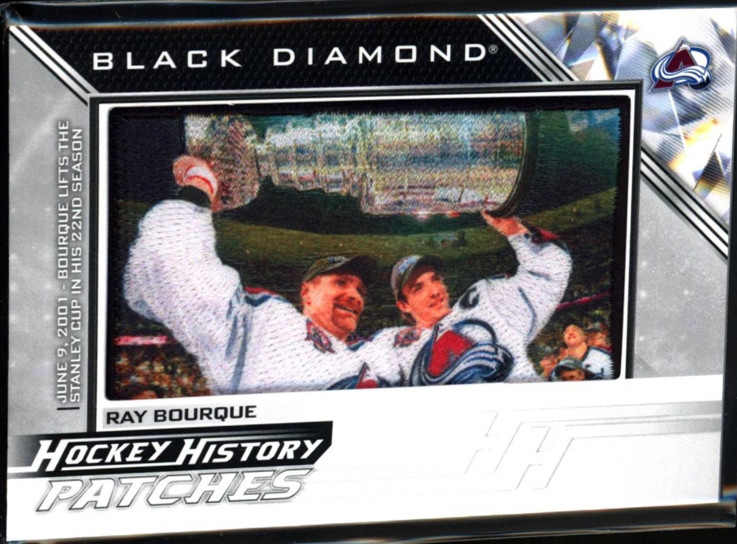 Ray Bourque #HHP-RB 2025 Upper Deck Black Diamond History Patch Autograph Hockey