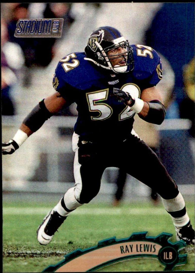 Ray Lewis #195 1997 Stadium Club Football