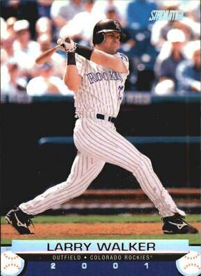 Larry Walker #10 Baseball Cards 2001 Stadium Club