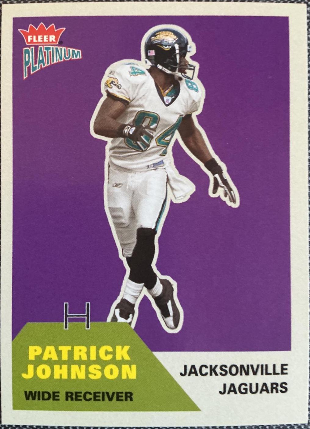 Patrick Johnson #99 2002 Fleer Platinum Football