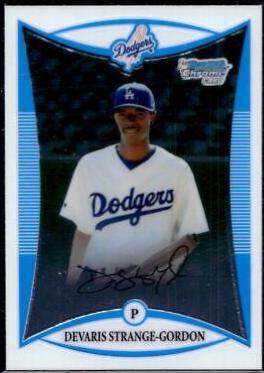 Devaris Strange Gordon #53 Baseball Cards 2008 Bowman Chrome Draft Picks & Prospects
