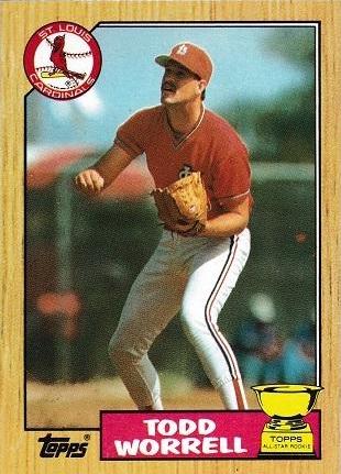 Todd Worrell #465 Baseball Cards 1987 Topps