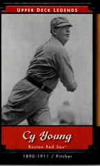 Cy Young Baseball Cards 2001 Upper Deck Legends Prices