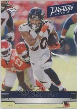Phillip Lindsay #102 Football Cards 2019 Panini Prestige