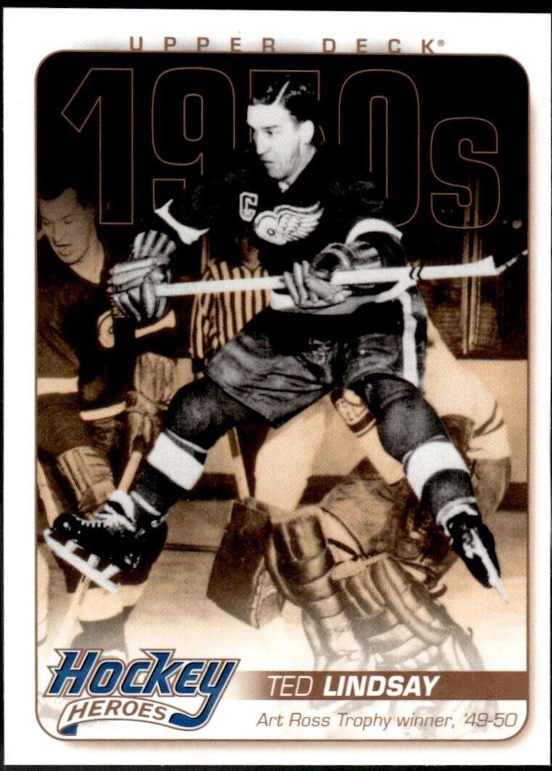 Ted Lindsay #HH11 Hockey Cards 2011 Upper Deck Hockey Heroes