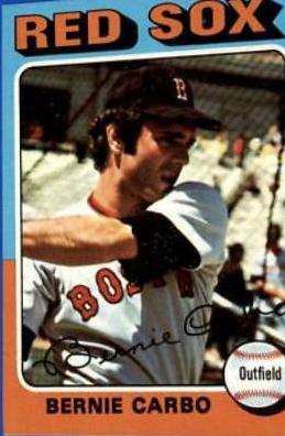 Bernie Carbo #379 Baseball Cards 1975 Topps