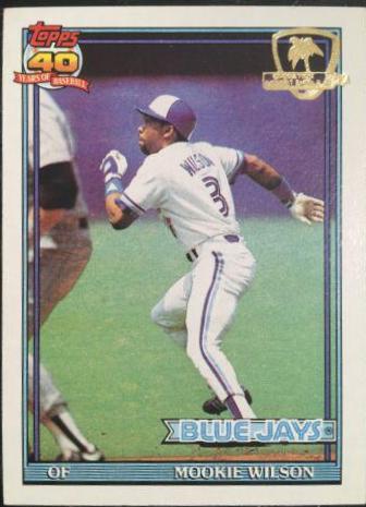 Mookie Wilson #727 Baseball Cards 1991 Topps Desert Shield
