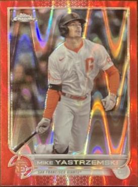 Mike Yastrzemski [Sonic Red RayWave] #18