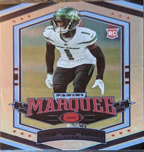 Ahmad "Sauce" Gardner #MAR-38 2022 Panini Chronicles Football Marquee