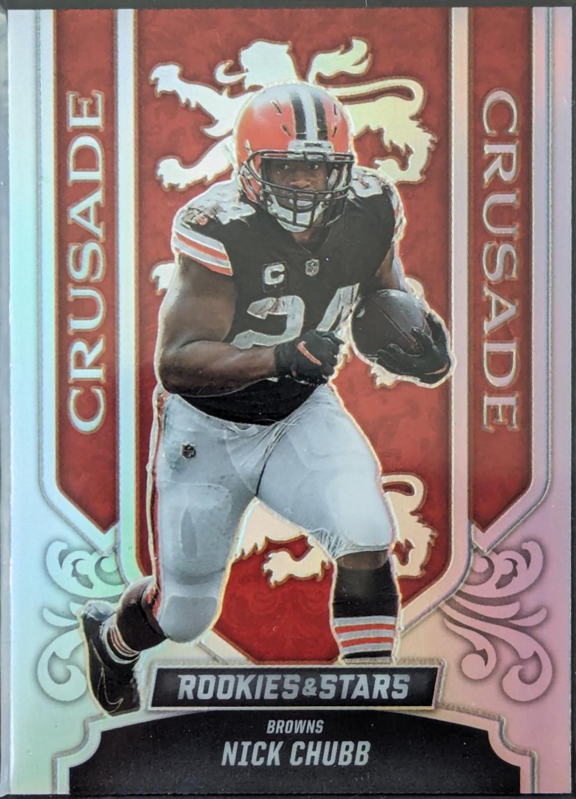 Nick Chubb #CR-8 2023 Panini Rookies & Stars Crusade Silver Football