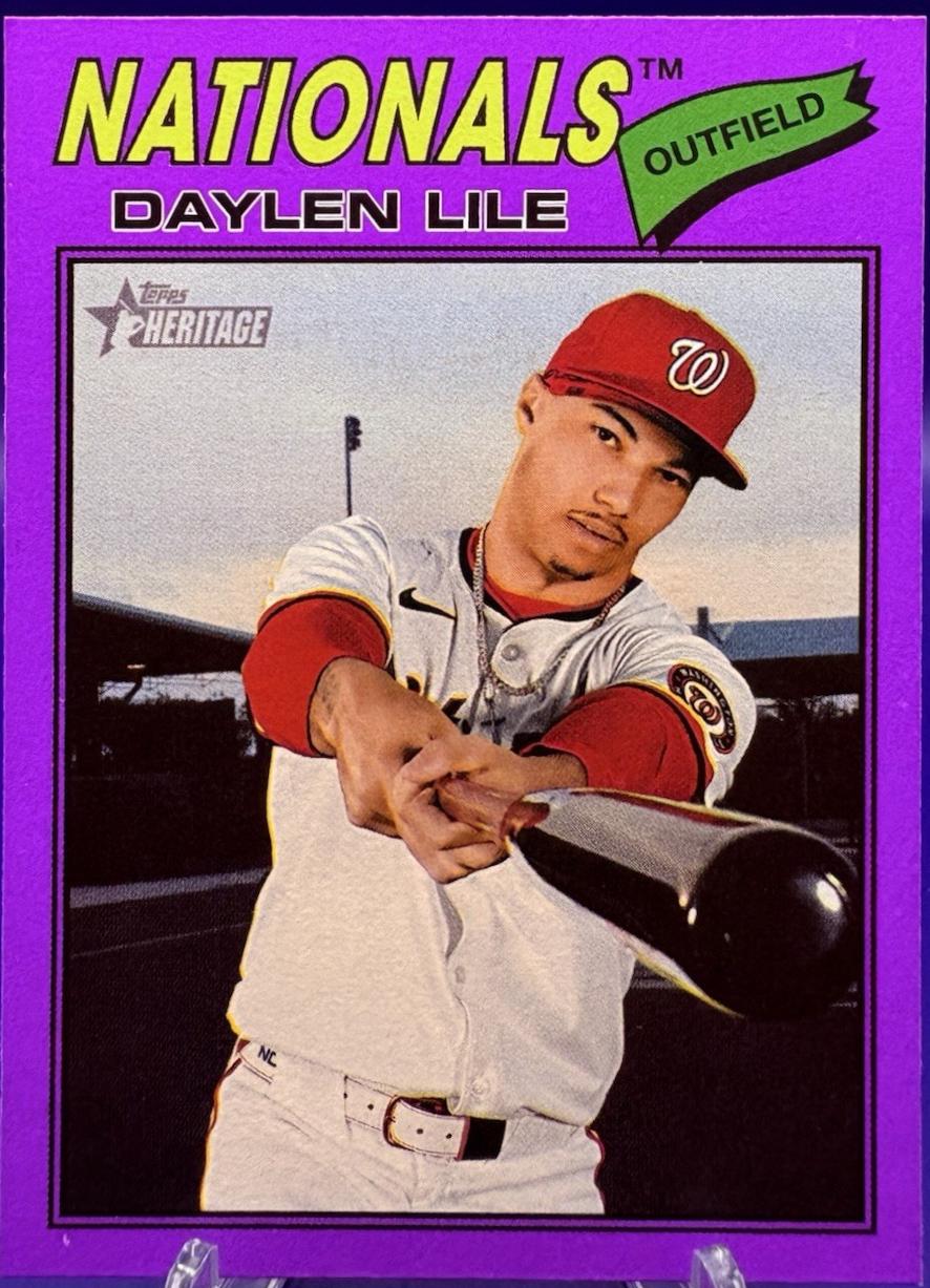 Daylen Lile [Light Purple Bordered] #124