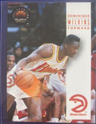 Dominique Wilkins #28 Basketball Cards 1993 Skybox Premium